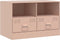 vidaXL - Tv-meubelen - 2 - st - 67x39x44 - cm - staal - roze