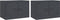 vidaXL - Tv-meubelen - 2 - st - 67x39x44 - cm - staal - antracietkleurig