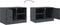 vidaXL - Tv-meubelen - 2 - st - 67x39x44 - cm - staal - antracietkleurig