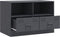 vidaXL - Tv-meubelen - 2 - st - 67x39x44 - cm - staal - antracietkleurig