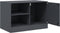 vidaXL - Tv-meubelen - 2 - st - 67x39x44 - cm - staal - antracietkleurig