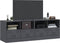 vidaXL - Tv-meubelen - 2 - st - 67x39x44 - cm - staal - antracietkleurig