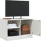 vidaXL - Tv-meubelen - 2 - st - 67x39x44 - cm - staal - wit