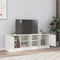 vidaXL - Tv-meubelen - 2 - st - 67x39x44 - cm - staal - wit