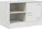 vidaXL - Tv-meubelen - 2 - st - 67x39x44 - cm - staal - wit