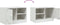 vidaXL - Tv-meubelen - 2 - st - 67x39x44 - cm - staal - wit