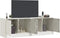 vidaXL - Tv-meubelen - 2 - st - 67x39x44 - cm - staal - wit