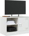 vidaXL - Tv-meubelen - 2 - st - 67x39x44 - cm - staal - wit