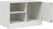 vidaXL - Tv-meubelen - 2 - st - 67x39x44 - cm - staal - wit