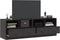 vidaXL - Tv-meubelen - 2 - st - 67x39x44 - cm - staal - zwart