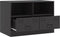 vidaXL - Tv-meubelen - 2 - st - 67x39x44 - cm - staal - zwart