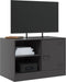 vidaXL - Tv-meubelen - 2 - st - 67x39x44 - cm - staal - zwart