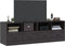 vidaXL - Tv-meubelen - 2 - st - 67x39x44 - cm - staal - zwart