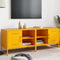 vidaXL - Tv-meubelen - 2 - st - 68x39x50,5 - cm - staal - mosterdgeel
