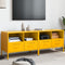 vidaXL - Tv-meubelen - 2 - st - 68x39x50,5 - cm - staal - mosterdgeel