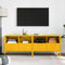 vidaXL - Tv-meubelen - 2 - st - 68x39x50,5 - cm - staal - mosterdgeel