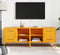 vidaXL - Tv-meubelen - 2 - st - 68x39x50,5 - cm - staal - mosterdgeel