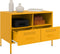 vidaXL - Tv-meubelen - 2 - st - 68x39x50,5 - cm - staal - mosterdgeel