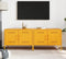 vidaXL - Tv-meubelen - 2 - st - 68x39x50,5 - cm - staal - mosterdgeel