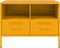 vidaXL - Tv-meubelen - 2 - st - 68x39x50,5 - cm - staal - mosterdgeel