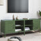 vidaXL - Tv-meubelen - 2 - st - 68x39x50,5 - cm - staal - olijfgroen