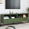 vidaXL - Tv-meubelen - 2 - st - 68x39x50,5 - cm - staal - olijfgroen