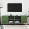 vidaXL - Tv-meubelen - 2 - st - 68x39x50,5 - cm - staal - olijfgroen