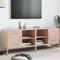 vidaXL - Tv-meubelen - 2 - st - 68x39x50,5 - cm - staal - roze