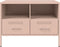 vidaXL - Tv-meubelen - 2 - st - 68x39x50,5 - cm - staal - roze