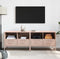 vidaXL - Tv-meubelen - 2 - st - 68x39x50,5 - cm - staal - roze