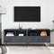 vidaXL - Tv-meubelen - 2 - st - 68x39x50,5 - cm - staal - antracietkleurig
