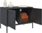 vidaXL - Tv-meubelen - 2 - st - 68x39x50,5 - cm - staal - antracietkleurig