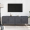 vidaXL - Tv-meubelen - 2 - st - 68x39x50,5 - cm - staal - antracietkleurig