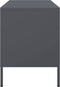 vidaXL - Tv-meubelen - 2 - st - 68x39x50,5 - cm - staal - antracietkleurig