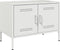 vidaXL - Tv-meubelen - 2 - st - 68x39x50,5 - cm - staal - wit