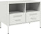 vidaXL - Tv-meubelen - 2 - st - 68x39x50,5 - cm - staal - wit