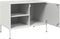 vidaXL - Tv-meubelen - 2 - st - 68x39x50,5 - cm - staal - wit