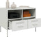 vidaXL - Tv-meubelen - 2 - st - 68x39x50,5 - cm - staal - wit