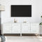 vidaXL - Tv-meubelen - 2 - st - 68x39x50,5 - cm - staal - wit