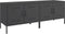 vidaXL - Tv-meubelen - 2 - st - 68x39x50,5 - cm - staal - zwart