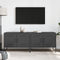 vidaXL - Tv-meubelen - 2 - st - 68x39x50,5 - cm - staal - zwart