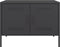 vidaXL - Tv-meubelen - 2 - st - 68x39x50,5 - cm - staal - zwart