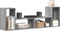 vidaXL - Tv-meubelen - 2 - st - 75x30x50 - cm - bewerkt - hout - grijs - sonoma - eiken