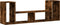 vidaXL - Tv-meubelen - 2 - st - 75x30x50 - cm - bewerkt - hout - gerookt - eikenkleurig