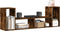vidaXL - Tv-meubelen - 2 - st - 75x30x50 - cm - bewerkt - hout - gerookt - eikenkleurig