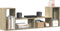 vidaXL - Tv-meubelen - 2 - st - 75x30x50 - cm - bewerkt - hout - sonoma - eikenkleurig