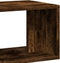 vidaXL - Tv-meubelen - 2 - st - 75x30x50 - cm - bewerkt - hout - gerookt - eikenkleurig