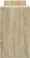 vidaXL - Tv-meubelen - 2 - st - 75x30x50 - cm - bewerkt - hout - sonoma - eikenkleurig