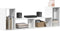 vidaXL - Tv-meubelen - 2 - st - 75x30x50 - cm - bewerkt - hout - wit