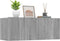 vidaXL - Tv-meubelen - 2 - st - 80x30x30 - cm - bewerkt - hout - grijs - sonoma - eiken